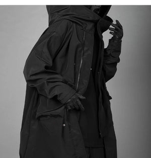 Long Techwear Summer Parka
