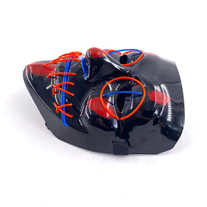 Masque Cyberpunk Halloween Néon Led