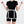 Goth PU Leather o-ring Waist Garter — women's black faux-leather goth garter accessory