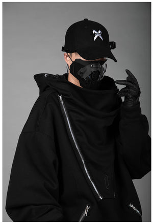 Techwear Black Tactical Hoodie