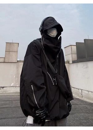 Fashion Techwear Jacket Cargo