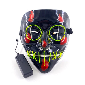 Masque Cyberpunk Halloween Néon Led