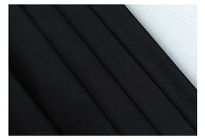 Pleated Long Techwear Trousers