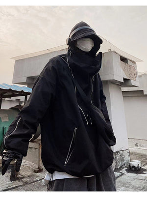 Fashion Techwear Jacket Cargo