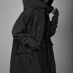 Long Techwear Summer Parka