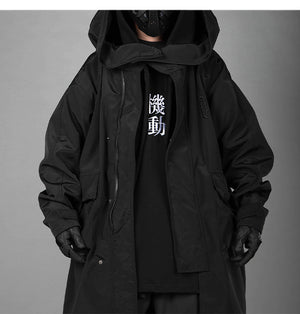 Long Techwear Summer Parka