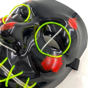 Masque Cyberpunk Halloween Néon Led