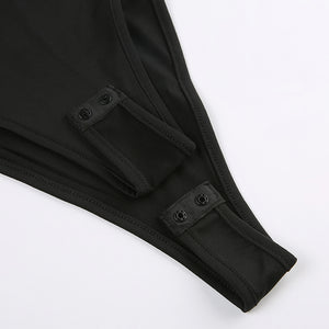 Techwear Bodysuit Striped