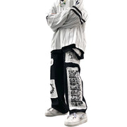 Patchwork Techwear Pants Japanese