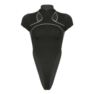 Techwear Bodysuit Striped