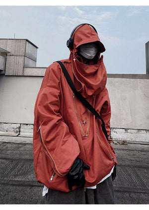 Fashion Techwear Jacket Cargo