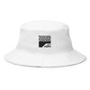Sleek Heritage White Bucket Hat