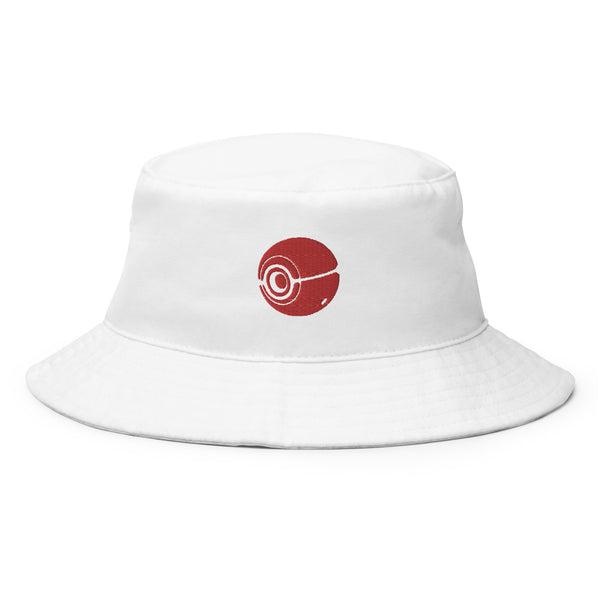 
Sleek Skull White Bucket Hat