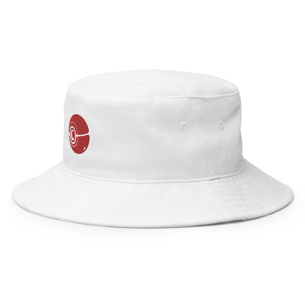 
Sleek Skull White Bucket Hat