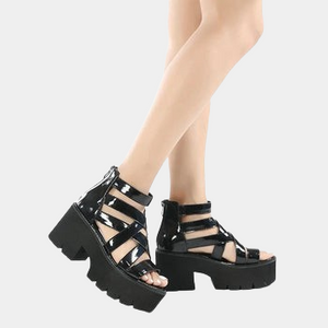 Soft Leather Chunky Sandals