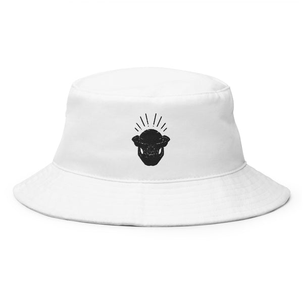 Sophisticated White Bucket Hat