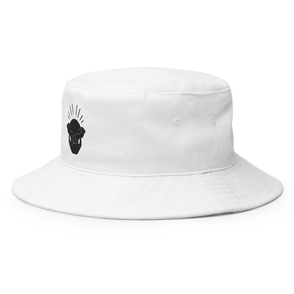 Sophisticated White Bucket Hat