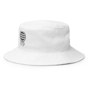 Sporty Skull White Bucket Hat