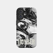 Funda para iPhone 16 con diseño de declaración, color verde