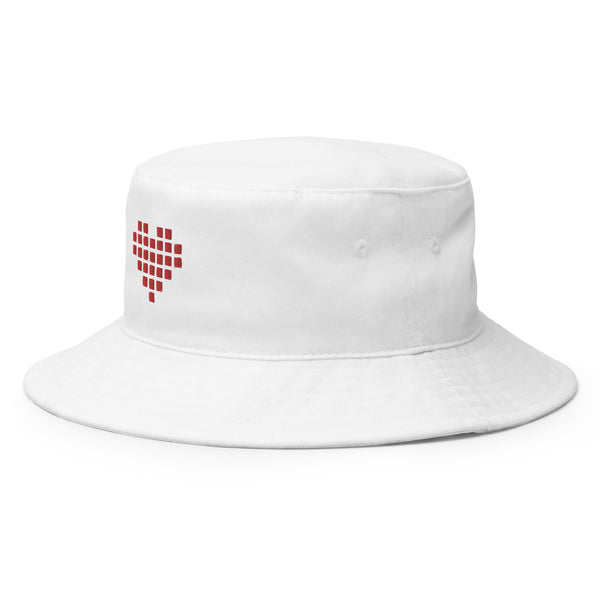 Streetwear Look Skull White Bucket Hat