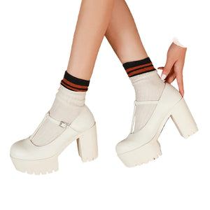 T Strap Shoes Y2K