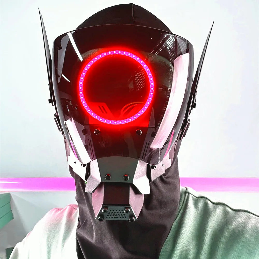 Techwear Futuristic Cyberpunk Helmet – Cyber Techwear