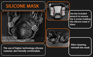 Techwear Futuristic Cyberpunk Helmet