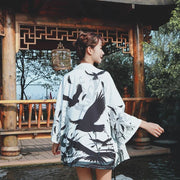 Techwear Kimono Women White