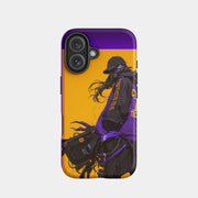 Funda para iPhone 16 con temática de anime atemporal