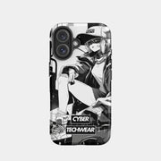 Coque tendance à motif floral pour iPhone 16