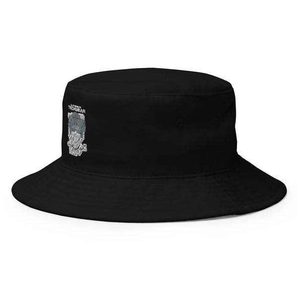 Urban Casual Skull Black Bucket Hat