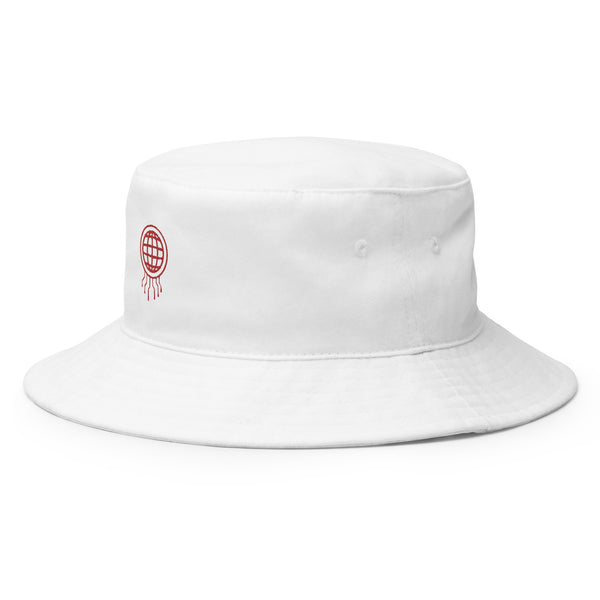 Urban Sleek Skull White Bucket Hat