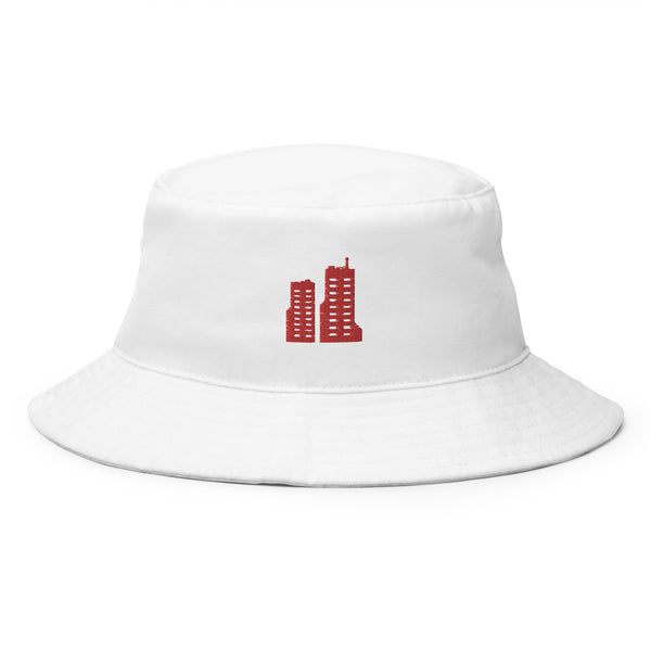 Urban Sleek White Bucket Hat