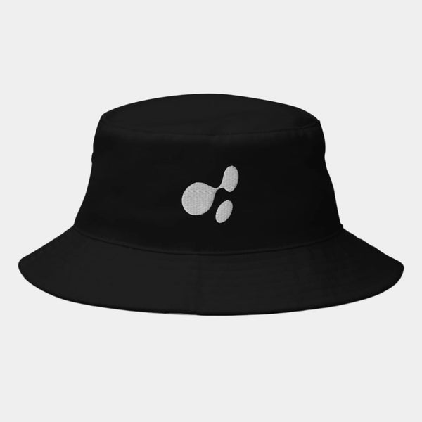 Versatile Cotton Black Bucket Hat