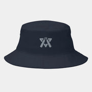 Sombrero de pescador azul marino vibrante