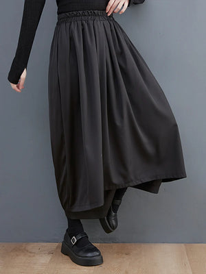 Vintage Black Skirt Pants