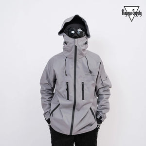 Waterproof gorpcore jacket