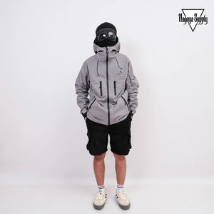 Waterproof gorpcore jacket