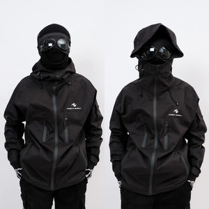 Waterproof gorpcore jacket