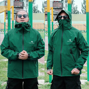 Waterproof gorpcore jacket