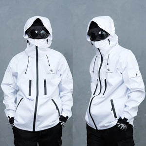 Waterproof gorpcore jacket