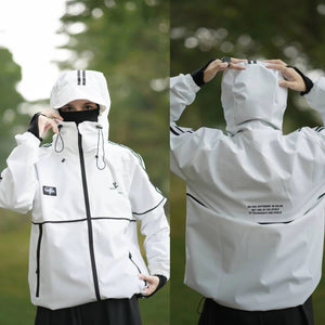 Waterproof gorpcore jacket