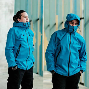 Waterproof gorpcore jacket