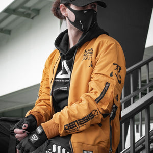 Orange Techwear Jacket