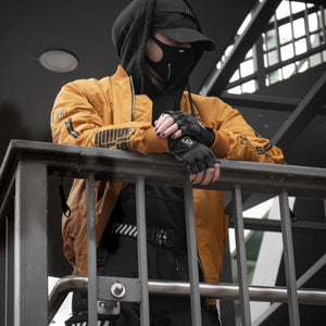 Orange Techwear Jacket