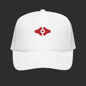 White Cyber Augments Trucker Hats