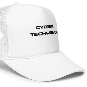 White Cyber Trucker Hat