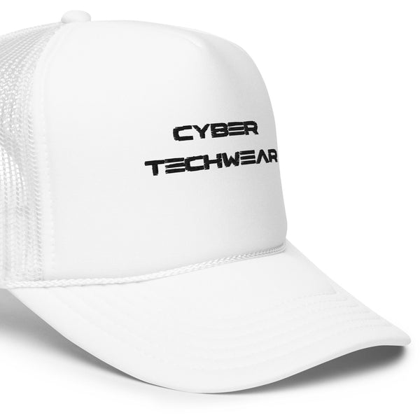 White Cyber Trucker Hat