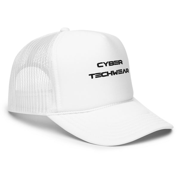 White Cyber Trucker Hat