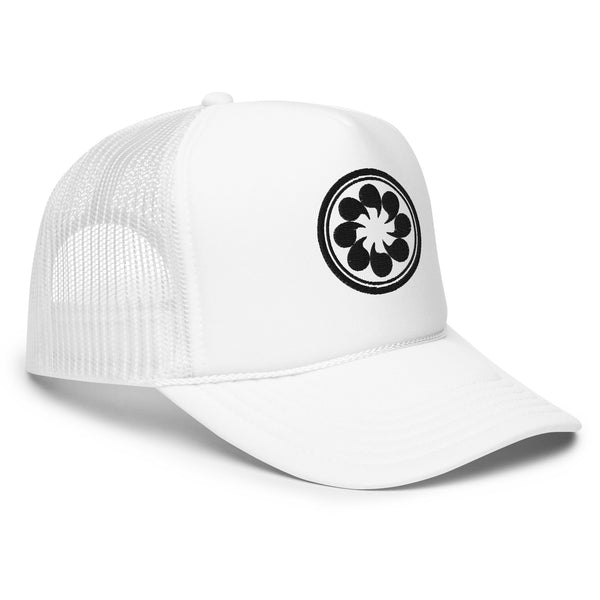 White Edgy Trucker Hat